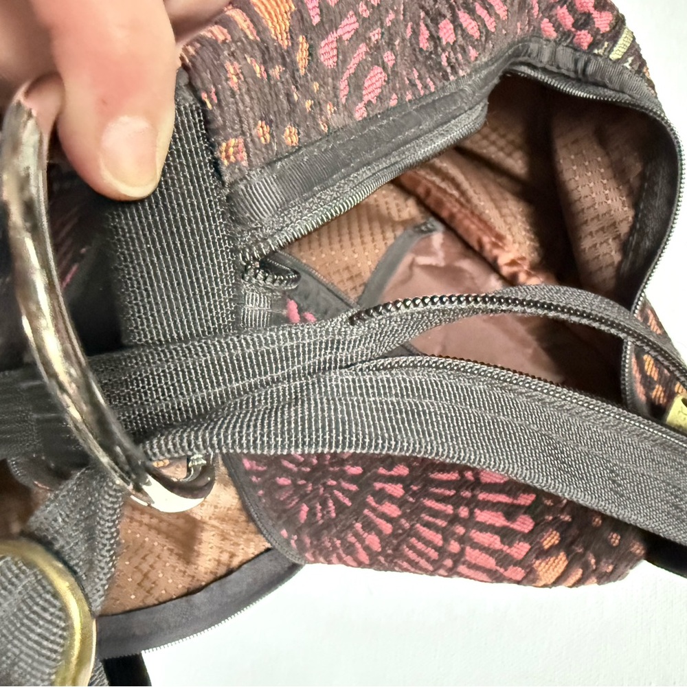 Multicolor Geometric Patterned Danny K Women's Ba… - image 7